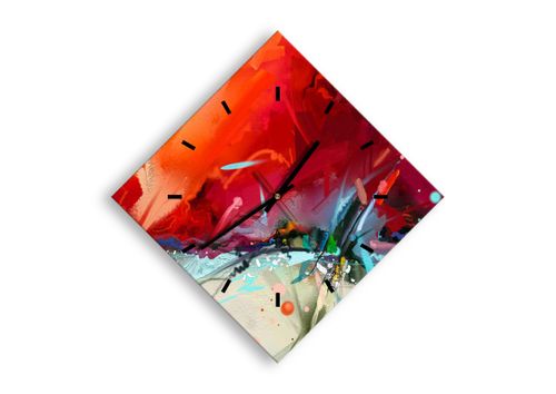 Zegar Ścienny - Kompozycja Dynamika - 30X30 Cm - C3Ad30X30-4036 na Arena.pl