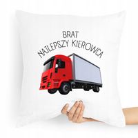 Poduszka Prezent Dla Brata Najlepszy Kierowca Z Nadrukiem Ze Zdjęciem