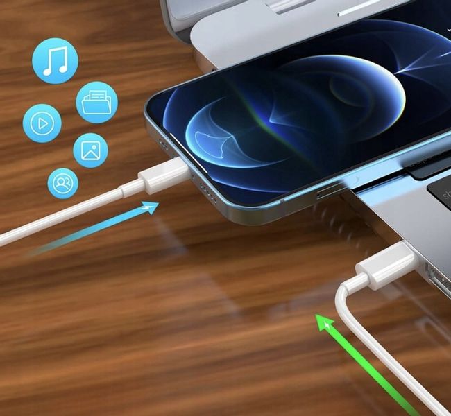 SZYBKA ŁADOWARKA DO IPHONE KOSTKA 20W + KABEL 2M / USB-C - IPHONE LIGHTING zdjęcie 7