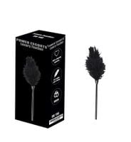 luxury feather black