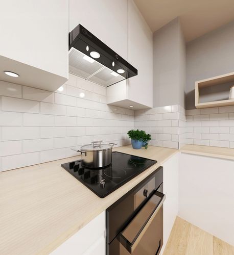 Okap kuchenny podszafkowy Modo 60 CZARNY na Arena.pl