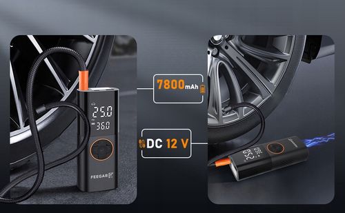 Kompresor Samochodowy Feegar Pompka Sprężarka 12V na Arena.pl