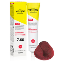 ALFAPARF YELLOW Farba do włosów 7.66 Średni intensywny czerwony blond 100ml