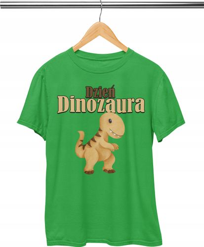 KOSZULKA DZIECIĘCA T-SHIRT - DZIEŃ DINOZAURA NIETYPOWE DNI - L 146-152 na Arena.pl