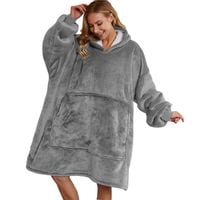 KOC BLUZA CIEPŁA PREZENT DZIEŃ KOBIET KOLORY OVERSIZE SZARA