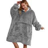 KOC BLUZA CIEPŁA PREZENT DZIEŃ KOBIET KOLORY OVERSIZE SZARA