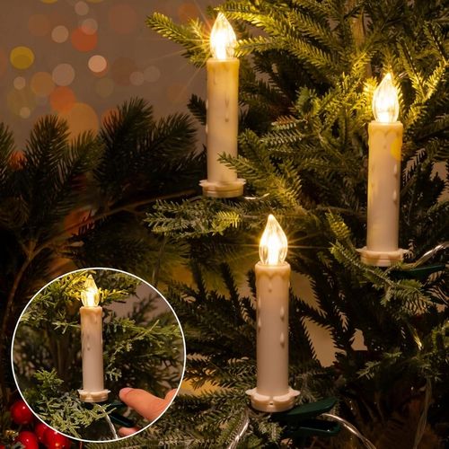 Światełka choinkowe 2x20 LED z timerem i pilotem IP65 możliwość ściemniania na Arena.pl