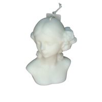 Świeca Dekoracyjna Biała Sojowa Naturalna Ozdobna Prezent Duża Dama