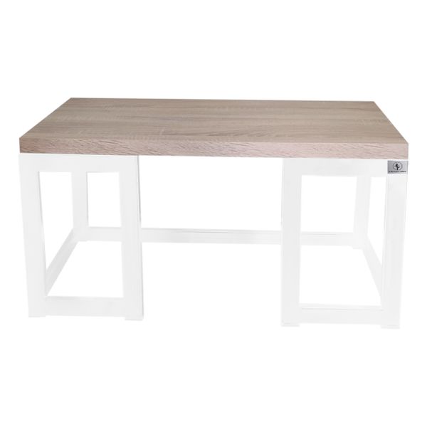 Ławka loft laminowana MORISA metal industrialny zdjęcie 1