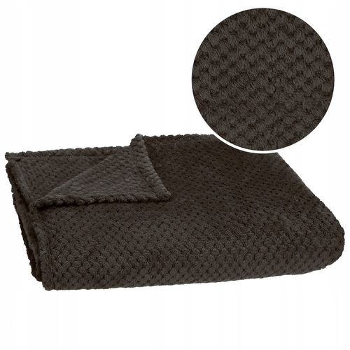 GRUBY KOC CIEPŁY NARZUTA DWUSTRONNA NA ŁÓŻKO KANAPĘ 150x200 cm PLED MIĘKKI na Arena.pl