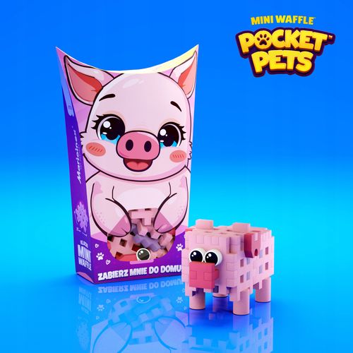 Marioinex Mini Waffle POCKET PETS - zestaw ŚWINKA na Arena.pl