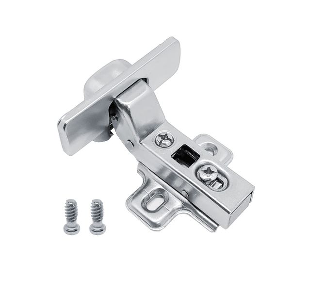 Zawias meblowy wpuszczany, wewnętrzny 110° samodomyk GTV-HC SOFT-CLOSE, z prowadnikiem, eurowkręty zdjęcie 6