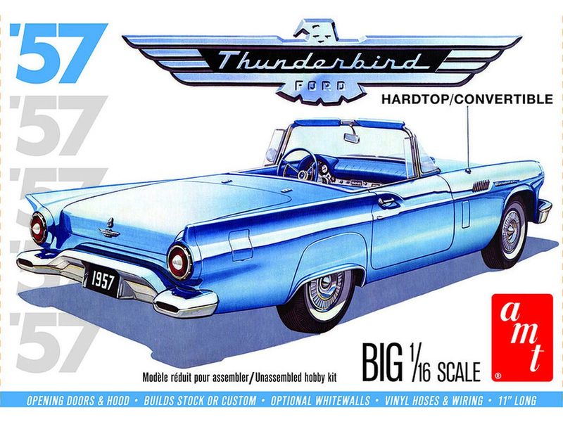 Model Plastikowy - Samochód 1:16 1957 Ford Thunderbird 2T zdjęcie 1