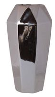 Wazon ceramiczny srebrny