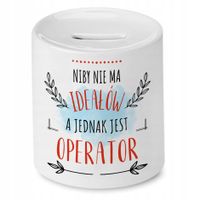 Skarbonka Dla Operatora Na Urodziny Na Prezent Z Nadrukiem Ze Zdjęciem