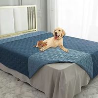 Mata dla Psa Wodoodporna Dwustronna 173x203 Szara Pokrowiec na Kanapę