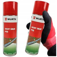 Suchy Smar Teflonowy WURTH Teflon Do Szyberdachu Prowadnic Foteli