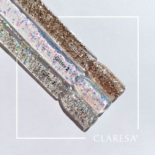 CLARESA Lakier hybrydowy GLITTER 3 - 5g na Arena.pl