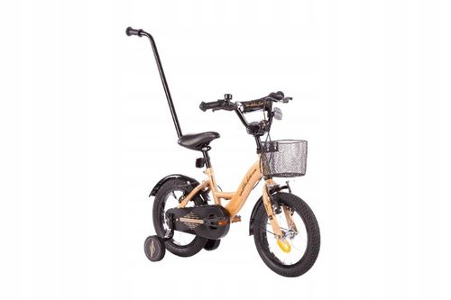 rower rowerek TOMABIKE 14 cali koszyk 2x V-BREAK prowadnik na Arena.pl