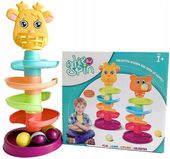 WIEŻA KULECZKOWA PIRAMIDKA UKŁADANKA EDUKACYJNA