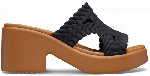 Damskie Klapki Koturn Crocs Brooklyn Woven Heel 209979 Slide 38-39 na Arena.pl