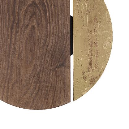 Okrągły kinkiet salonowy Sun 7651 ekologiczny LED 15W 3000K drewno zdjęcie 3