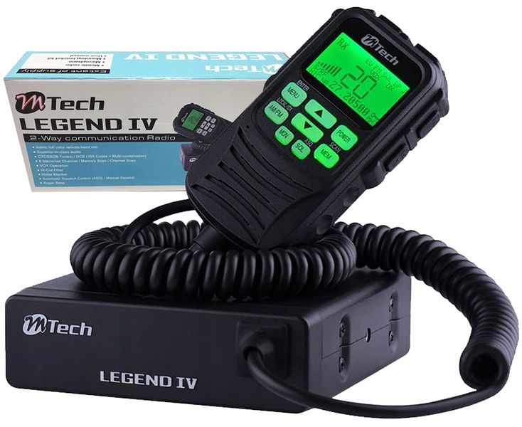 Radio CB M-Tech Legend IV AM FM CB-L4 ASQ VOX zdjęcie 1