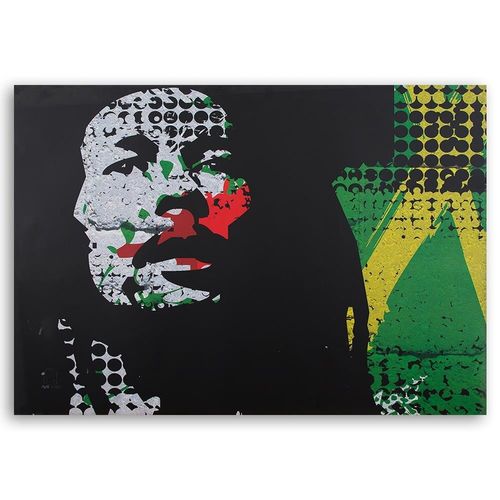 Deco Panel, Reggae Bob Marley abstrakt 88x68 na Arena.pl