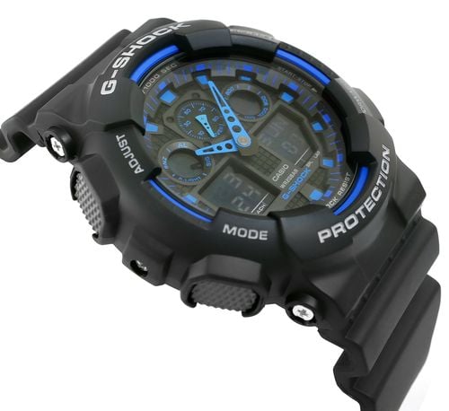 zegarek męski casio g-shock ga-100-1a2er + box na Arena.pl