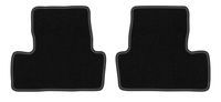 Dywaniki welurowe tylne Ford Mustang MK5 Coupe 2004-2014 czarne