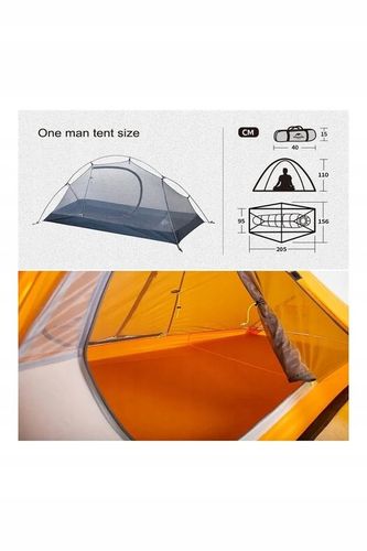 Namiot turystyczny Naturehike Cycling Ultralight 1 NH18A095-D 1os. na Arena.pl