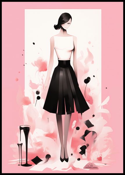 Plakat 67,5x95cm Pastelowe Love zdjęcie 2