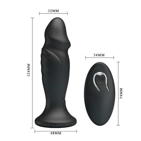 Mr Play - Powerfull Vibrating Anal Plug zdjęcie 4