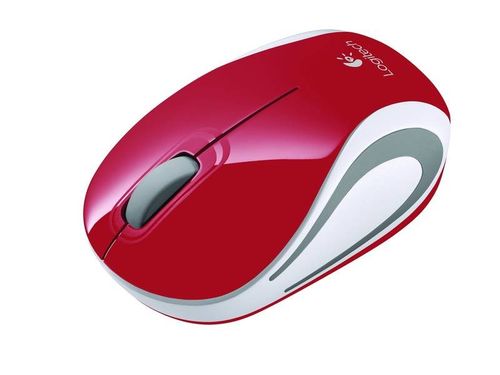 Mysz Logitech Wireless Mini Mouse M187 (910-002732) Czerwona na Arena.pl