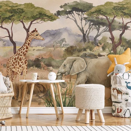 Tapeta Safari W39 250 cm Płótno na Arena.pl