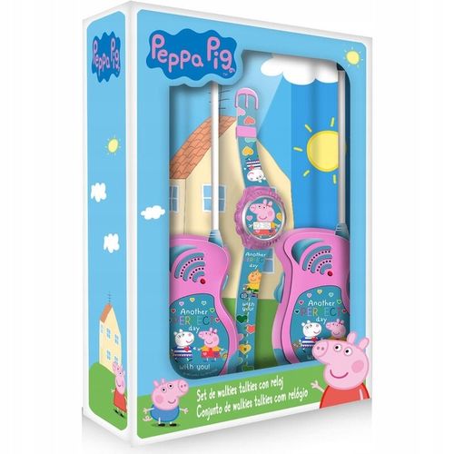 Zestaw Walkie talkie z zegarkiem cyfrowym Świnka Peppa. Peppa Pig PP17047 na Arena.pl