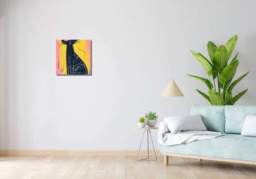 Obraz 40x40cm Kontrastowa Kotka na Arena.pl