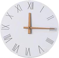 Zegar ścienny biały Cyfry rzymskie 30 cm