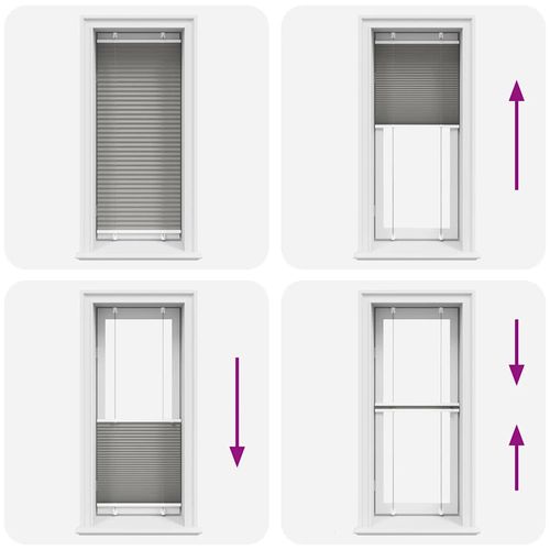 Roleta plisowana antracytowa 60x100 cm Szerokość tkaniny 59,4cm na Arena.pl