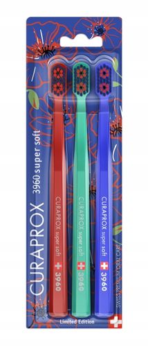 CURAPROX SZCZOTECZKA 3960 EDYCJA LIMITOWANA POPPIES, 3 SZT na Arena.pl