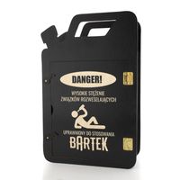 PREZENT NA URODZINY KANISTER BAREK 30 40 50 grawer