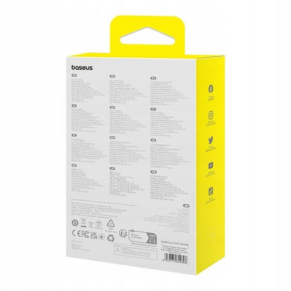BASEUS MAGNETYCZNY POWERBANK 10000MAH ŁADOWANIE INDUKCYJNE 30W MAGSAFE zdjęcie 15