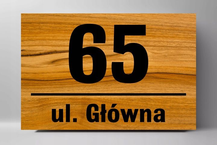 Tabliczka Tablica ADRESOWA ALUMINIOWA Numer domu zdjęcie 6