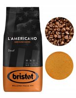Bristot L'americano Decaf Filtro Kawa bezkofeinowa ziarnista 1kg