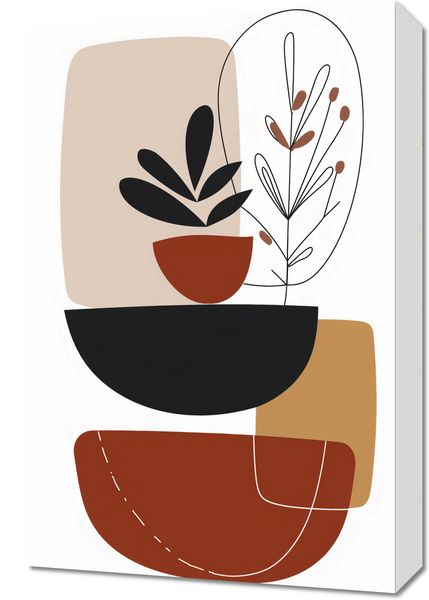 Obraz 40x60cm Botaniczna Abstrakcja zdjęcie 1