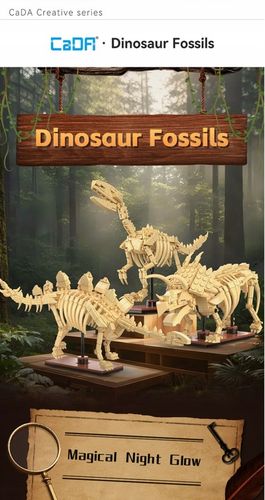 KLOCKI CADA ZESTAW DINOZAURÓW 4W1 + SPECJALNA WERSJA T-REX na Arena.pl