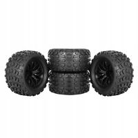 4x Koła i opony RC Dia 12.8cm 12mm Hex 1/10 Opony z kołem obręczy koła