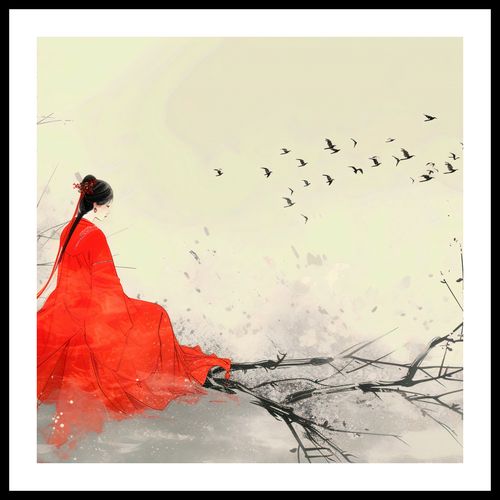 Plakat 70x70cm Diva Na Gałęzi na Arena.pl