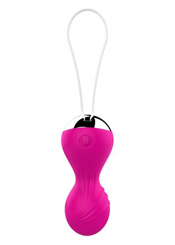 kulki vibrating silicone kegel balls usb 10 function / remote control  pink na Arena.pl
