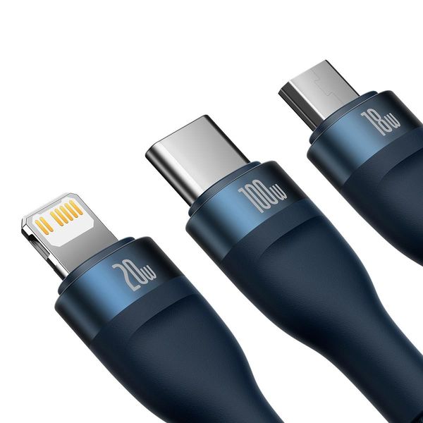 kabel przewód 4w1 usb+usb-c do usb-c / iphone lightning / micro usb zdjęcie 3